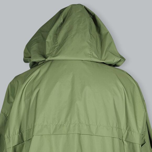 Columbia Jacket Mens XL Green Waterproof Rain Hooded Omni Tech Packable - Picture 9 of 12